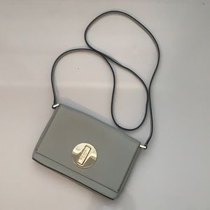 Kate Spade grey / silver crossbody bag